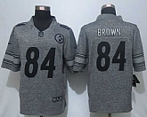 Nike Limited Pittsburgh Steelers #84 Brown Men's Stitched Gridiron Gray Jerseys,baseball caps,new era cap wholesale,wholesale hats